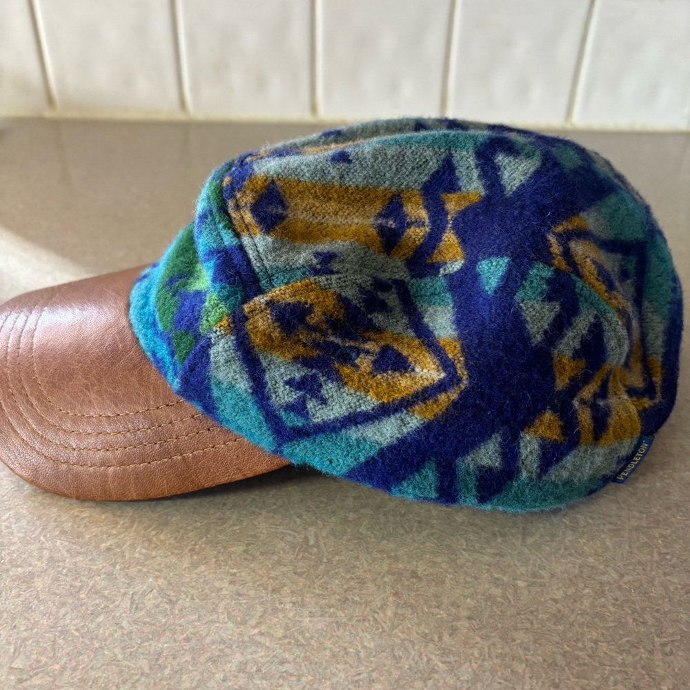 Pendleton Five Panel Preppy Outdoor Leather Bill … - image 5